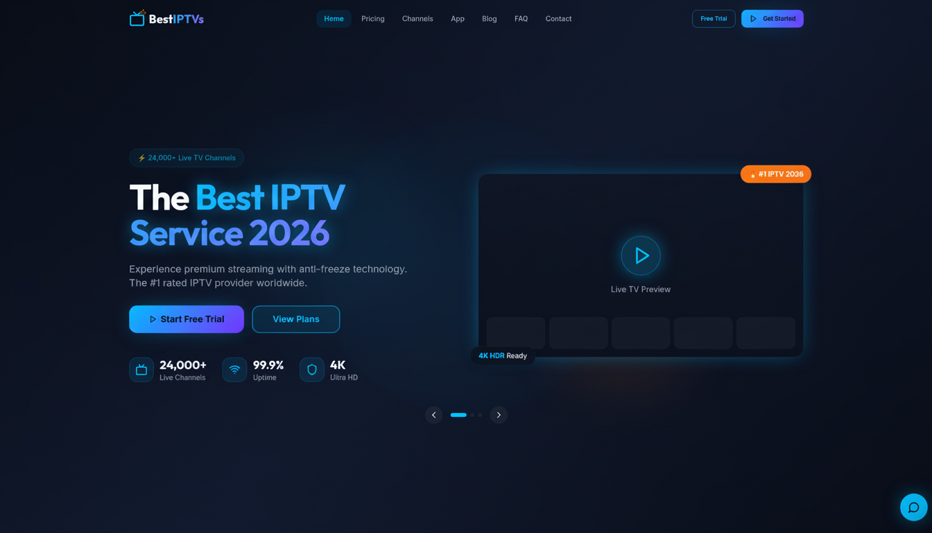 Best 20 IPTV Service Providers in 2026 comparison guide